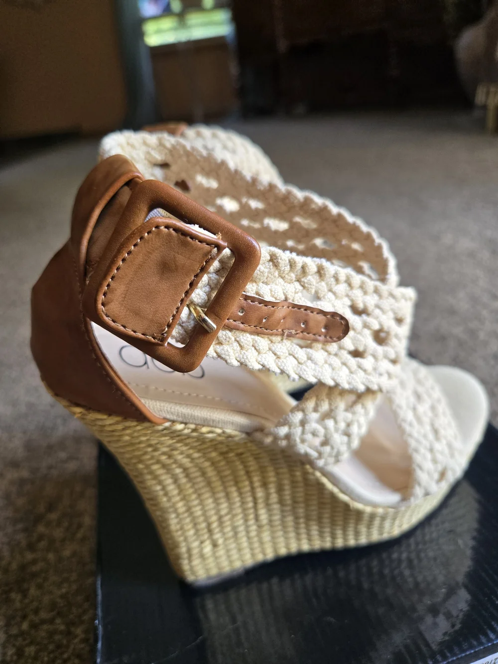 Brand New Wedge Sandals 👡✨ Comes With Box 7.5